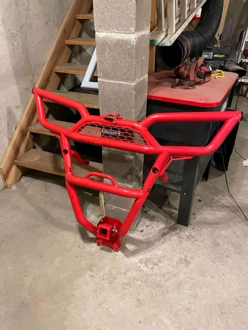 SuperATV Rear Bumper for a Polaris RZR XP 1000